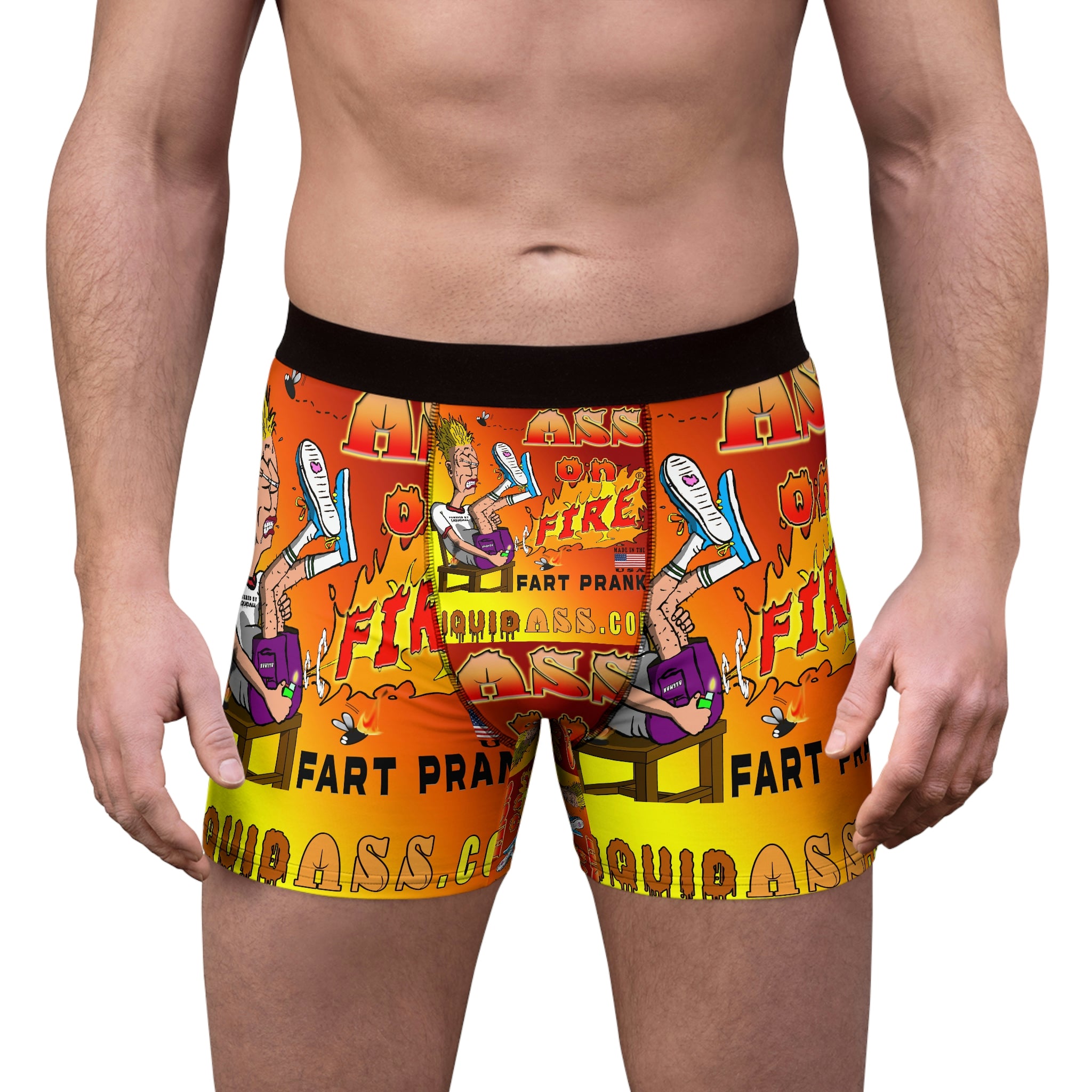 Ass on Fire - Men's Boxer Briefs – Liquid ASS - An ASSman approved site!